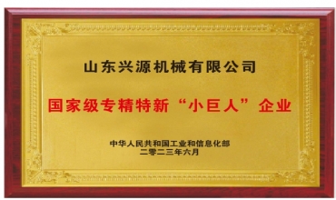 國(guó)家級(jí)專(zhuān)精特新小巨人企業(yè)